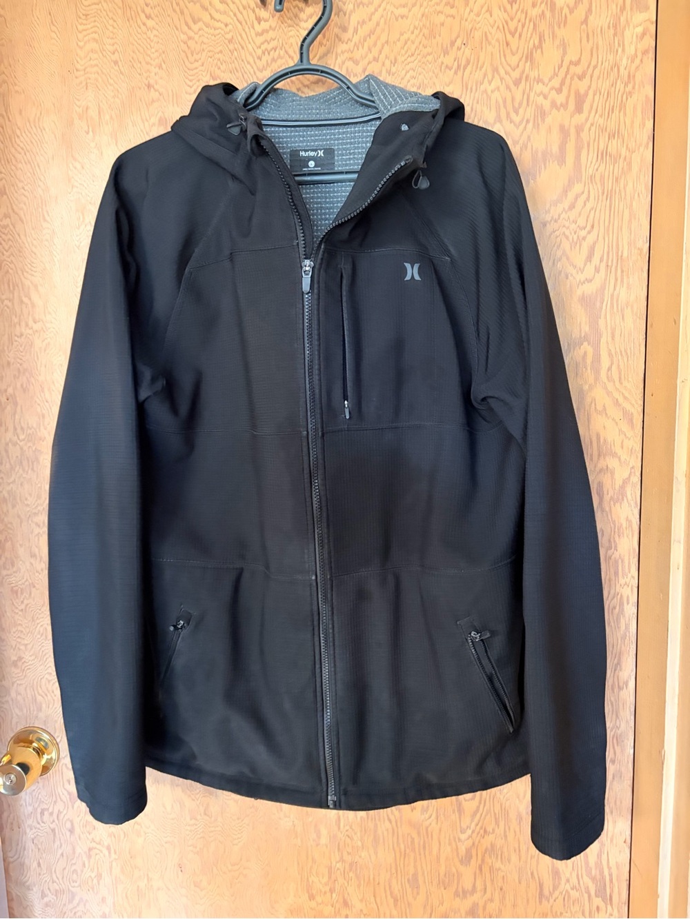 Hurley Black Hooded Zip Jacket